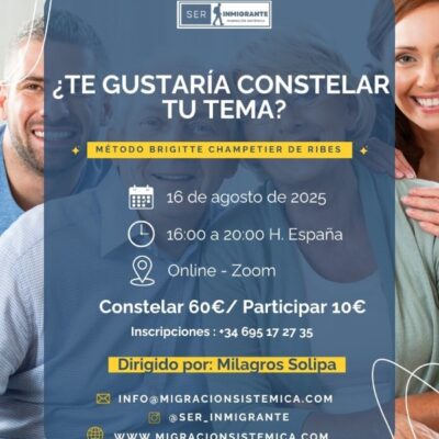 ¿TE GUSTARÍA CONSTELAR TU TEMA?
